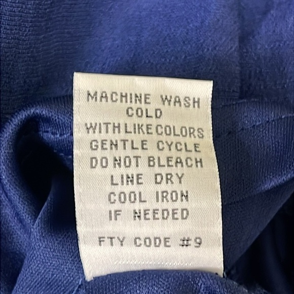 J.Gee Women’s Navy Off The Shoulder Baby Doll Crochet Lace Shirt Dress Sz PM - Picture 13 of 13